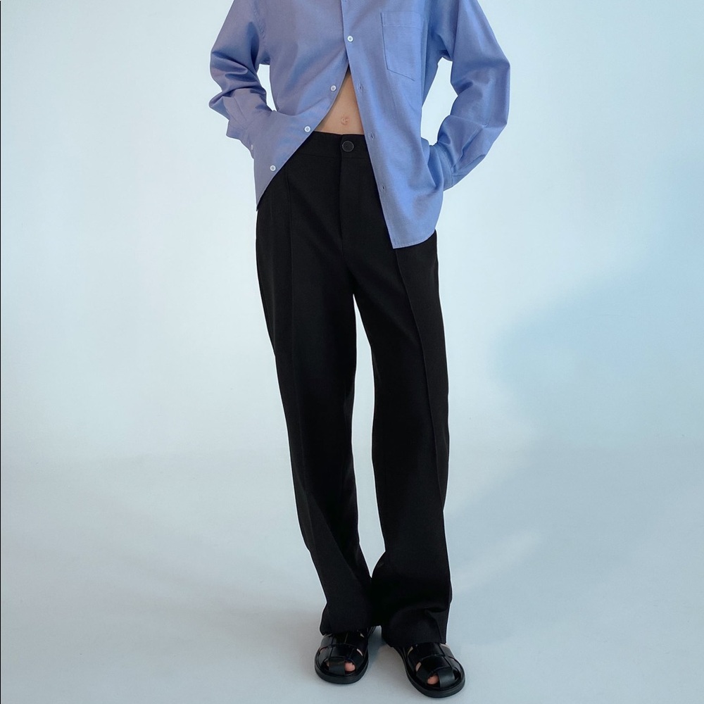 BNWT Zara Francoise black pants XS